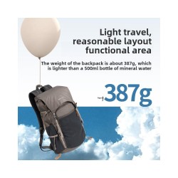 Ultralight Foldable Waterproof Hiking Backpack - Large Capacity Flip-Top Summit Pack for Outdoor Trekking & Travel