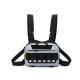 Tactical Fishing Vest Pack with Molle Webbing - Adjustable Chest and Waist Bag for Outdoor Sports, Cycling, and Hunting