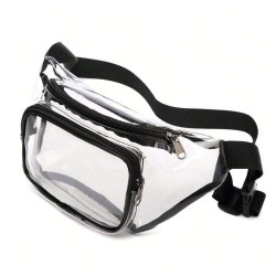 Waterproof PVC Clear Sports Waist Pack for Running Cycling Travel & Gym Essentials