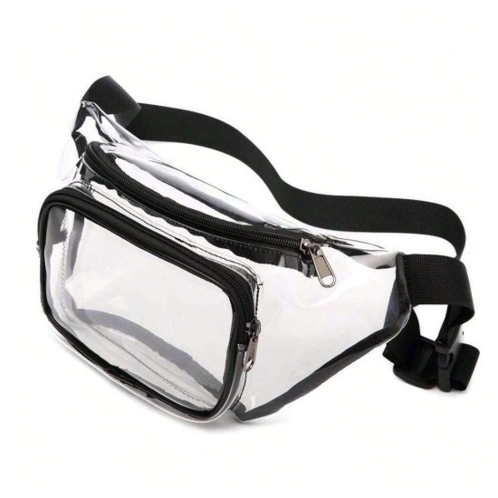 Waterproof PVC Clear Sports Waist Pack for Running Cycling Travel & Gym Essentials