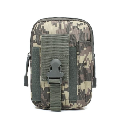 Tactical Camo Waist Pack - Waterproof Outdoor Fanny Pack for Running, Hiking & Cycling
